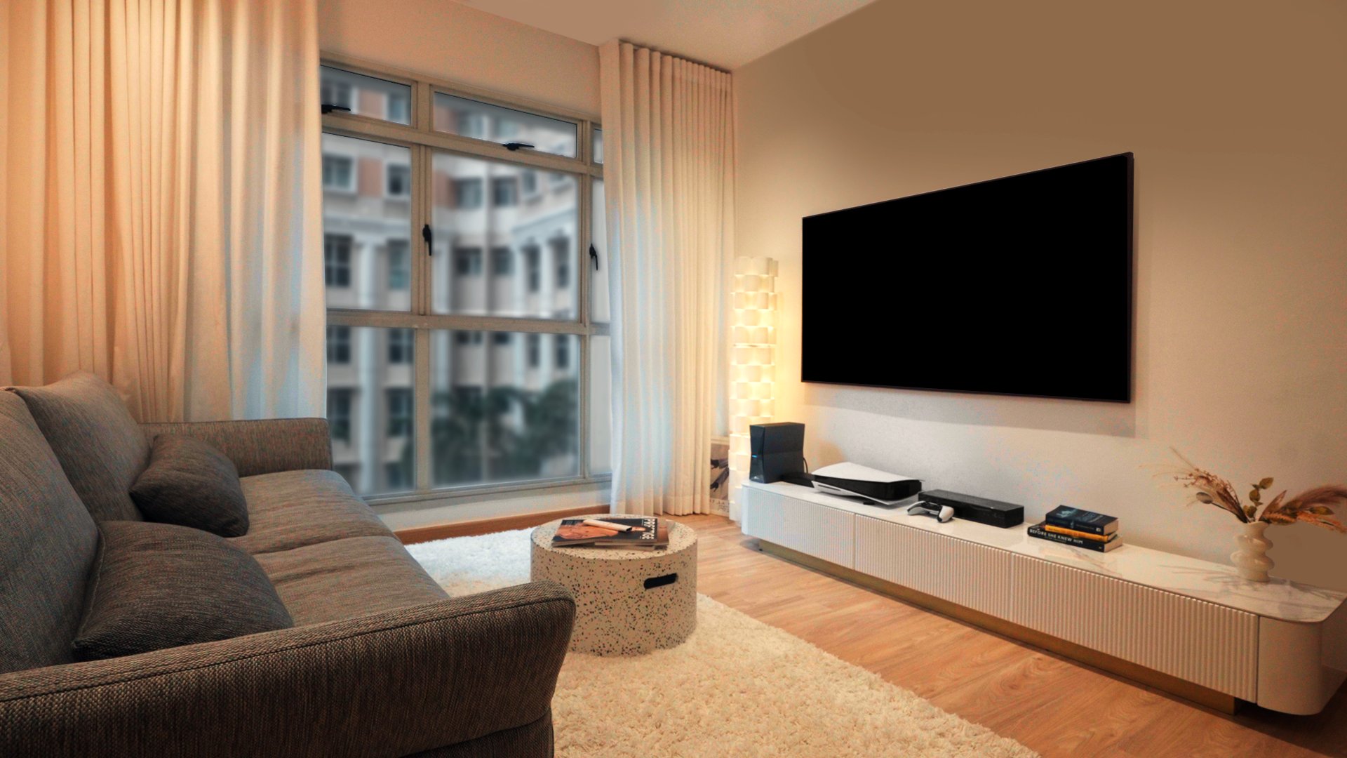 297 PUNGGOL CENTRAL — 4 ROOM HDB renovation by Perimeter Studio, Singapore