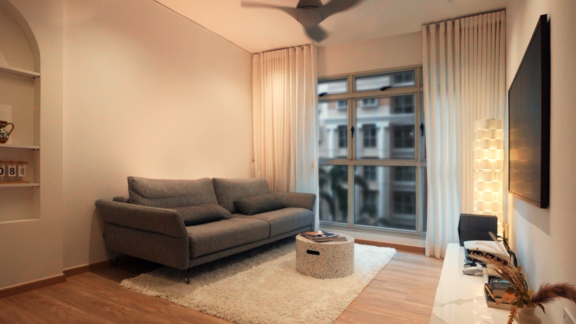 297 PUNGGOL CENTRAL — 4 ROOM HDB renovation by Perimeter Studio, Singapore